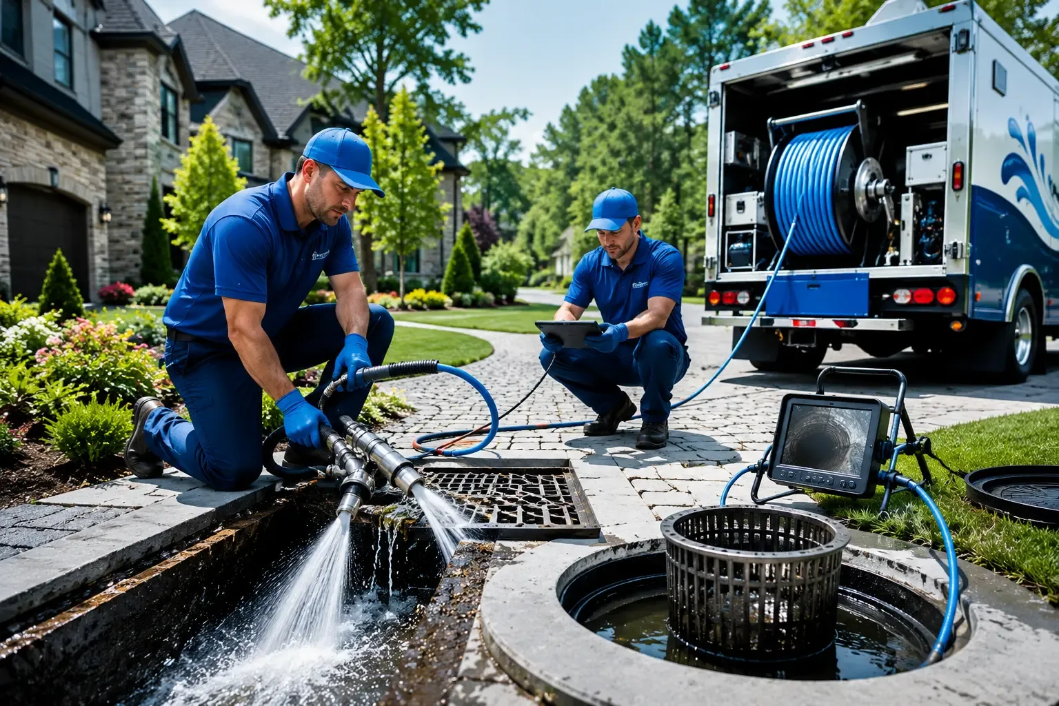 Local outdoor drain cleaning professionals in Harper, WV